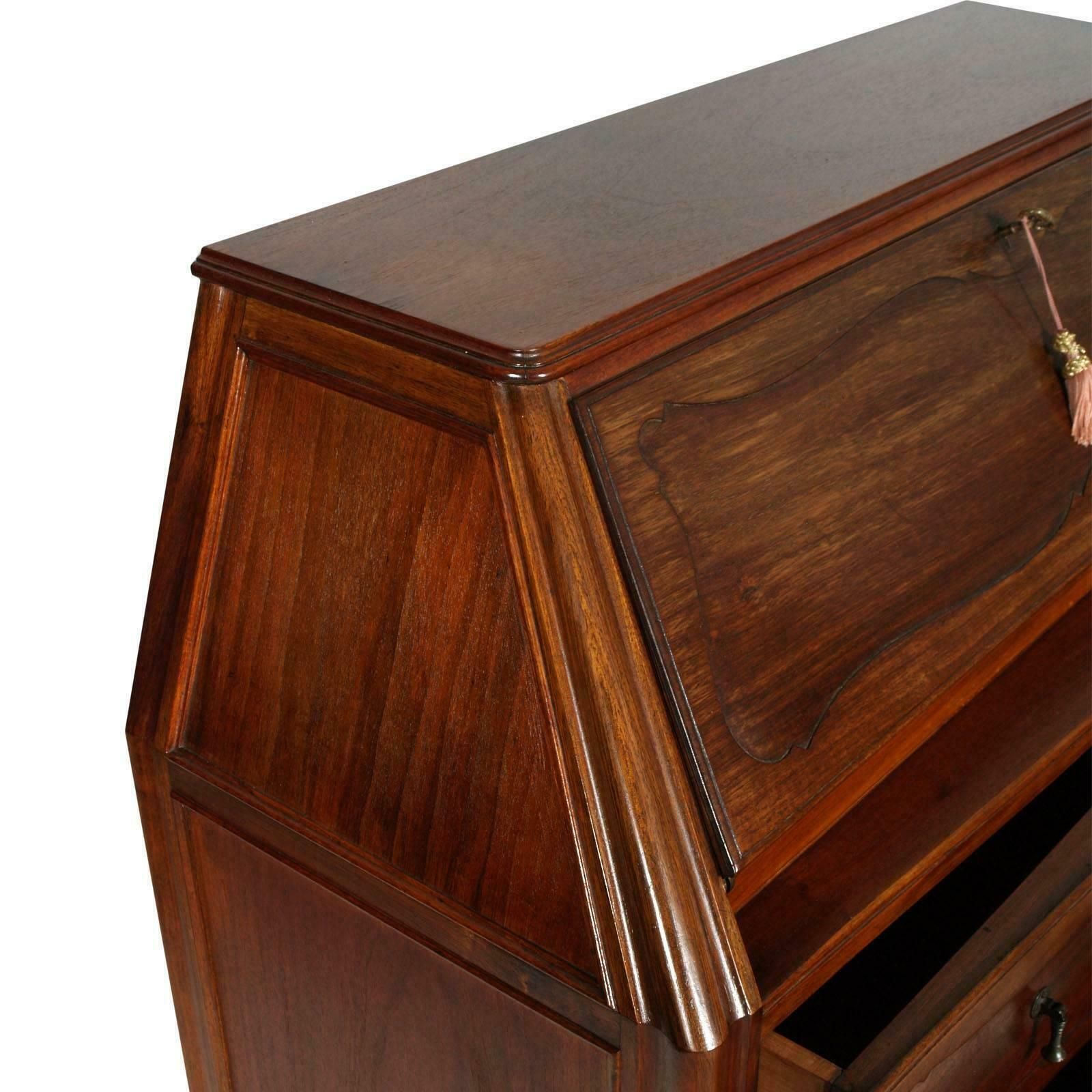 Mid Century Troumeau Desk, By Permanente Mobili Cantù, Gio Ponti Style photo 8487.8