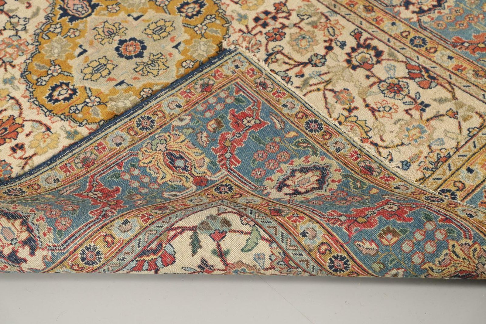 Antique Rug Cream Exclusive Handmade Carpet Decorative Area Rug photo 5200.0