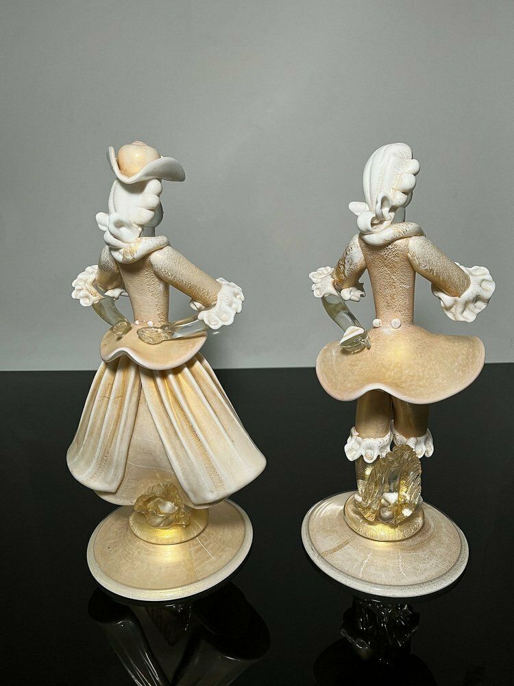 Murano Glass Figurines From Cenedese Vetri, Italy, Set Of 2 photo for sale