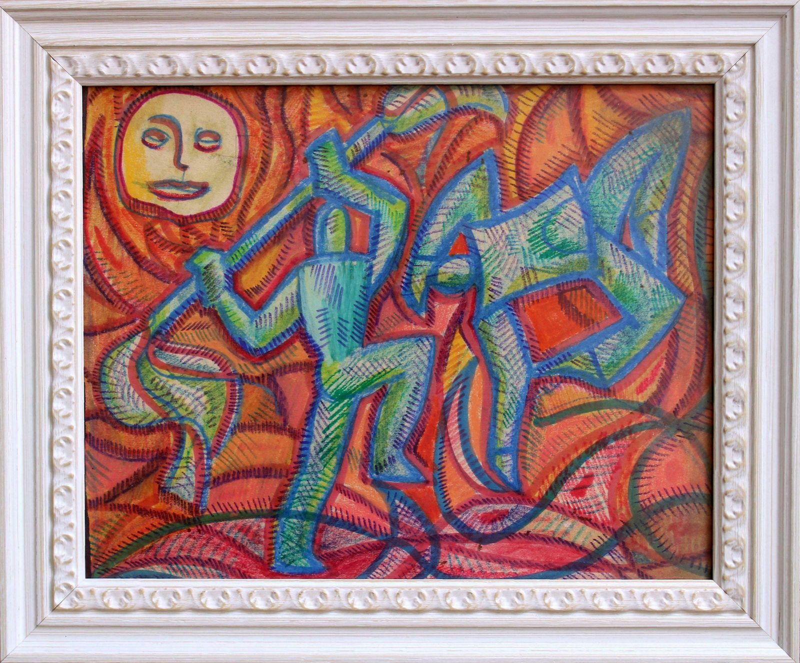 Lidija Auza Dance Paper, Mixed Media Art, 21x26.5 Cm photo vinterior