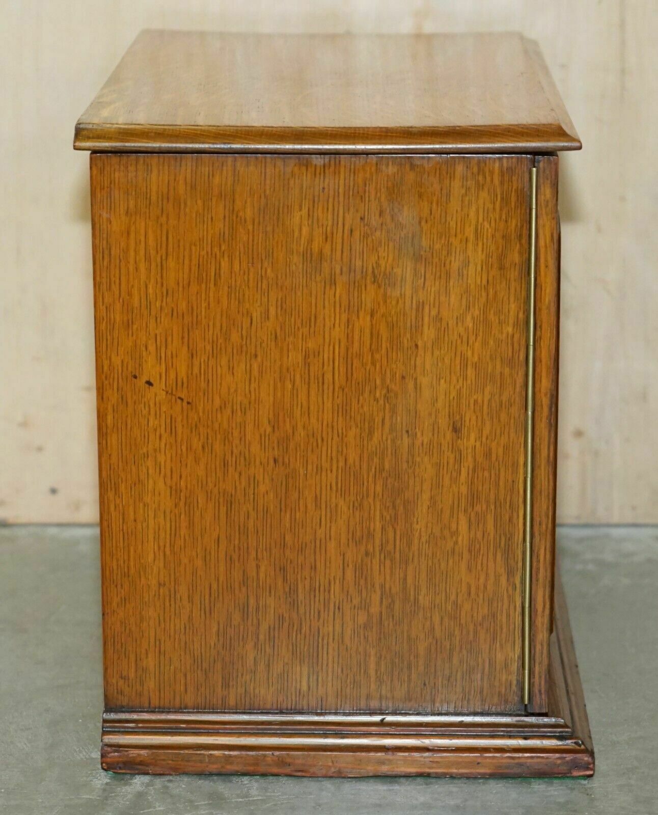 photo for sale Restored Antique Art Nouveau Stationery Writing Cabinet With Calendar & Key