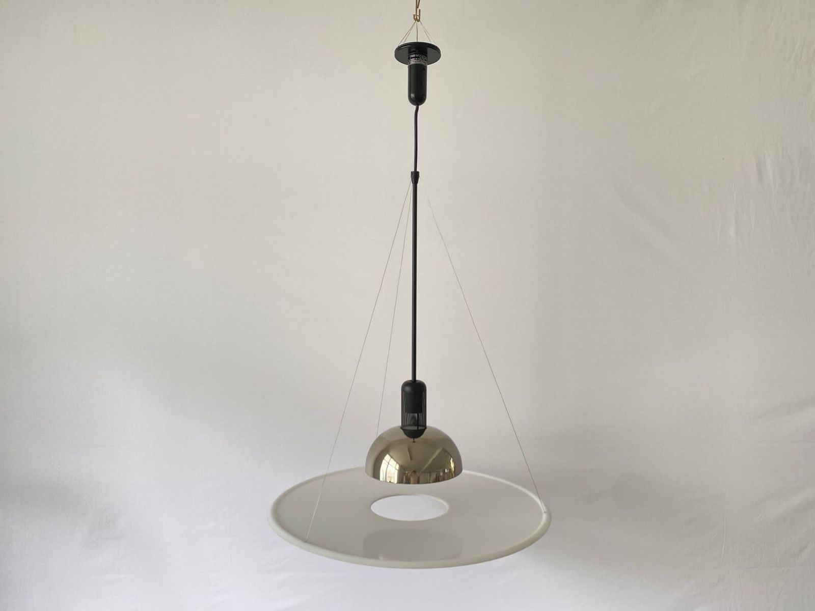 Frisbi 850 Pendant Lamp By Achille Castiglioni For Flos, 1970s, Italy photo furniture