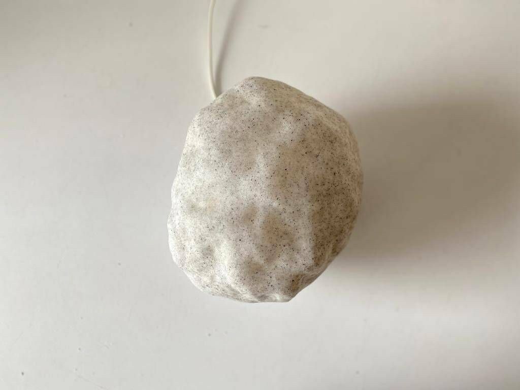 Fiberglass Table Lamps In Stone Form By Heito, 1980s, Germany photo Lighting