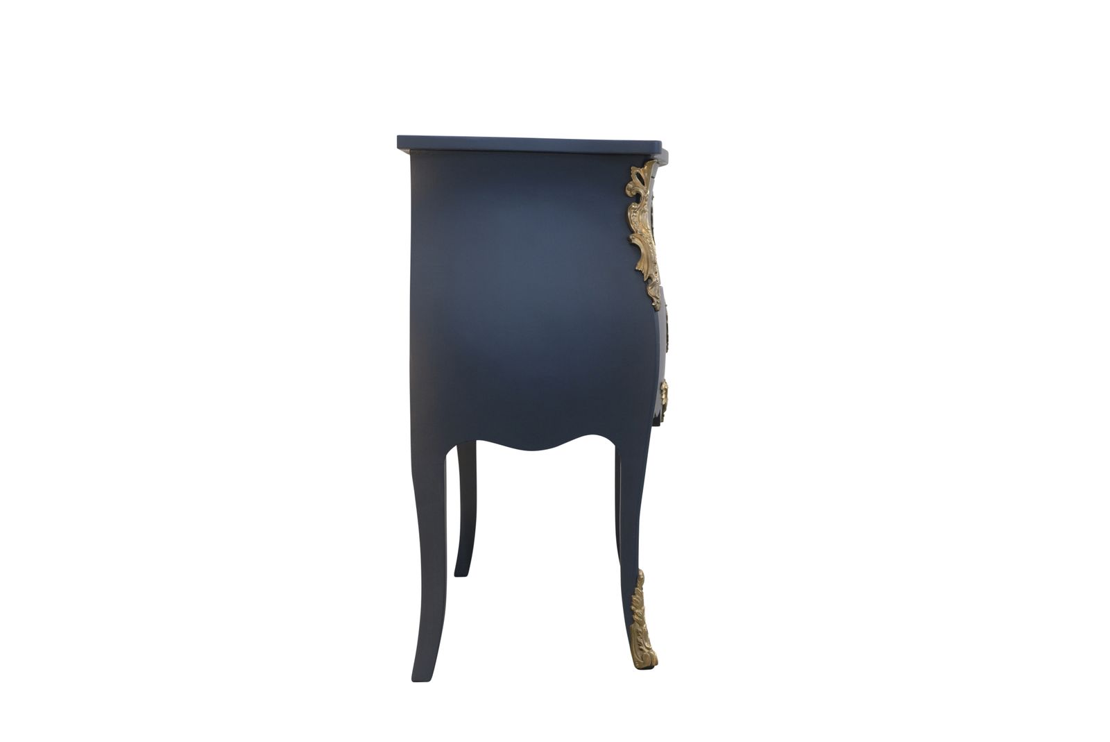 Classic  Louis XV Style Midnight Blue Chests With Marble Top photo 1900.0