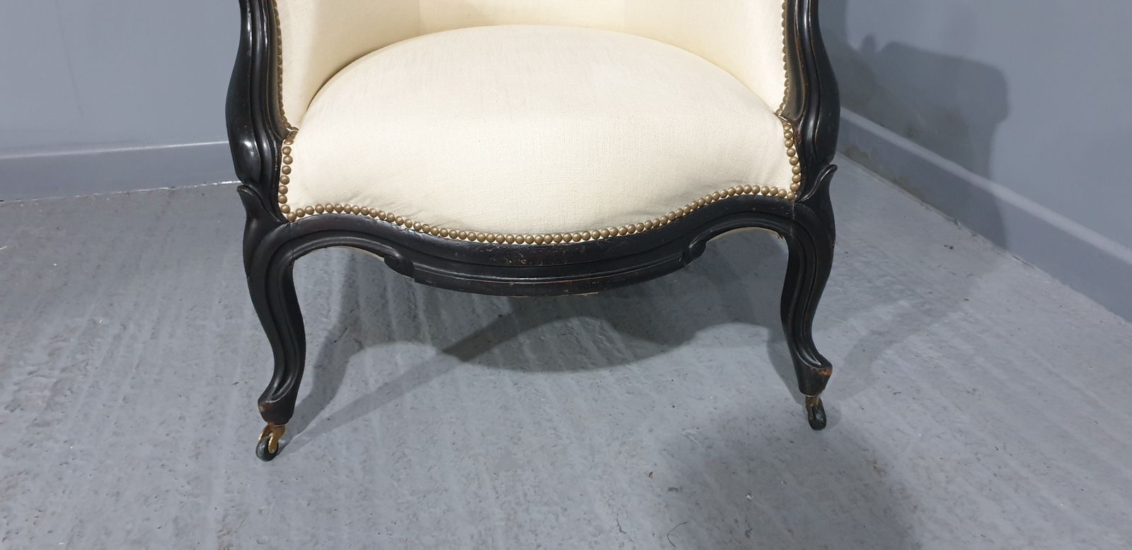 Superb Victorian Ebonsied Armchair photo for sale