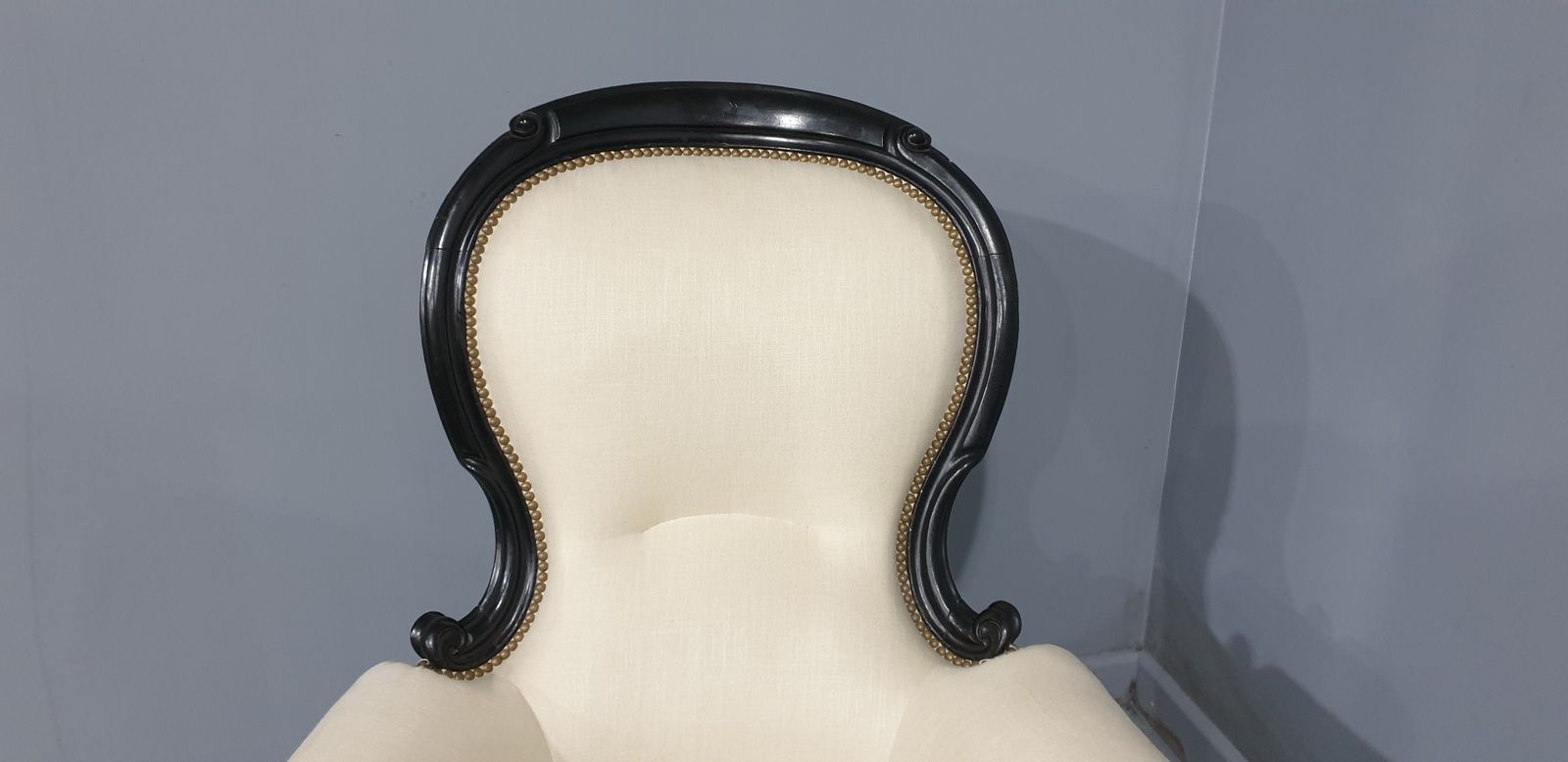 Superb Victorian Ebonsied Armchair photo vinterior
