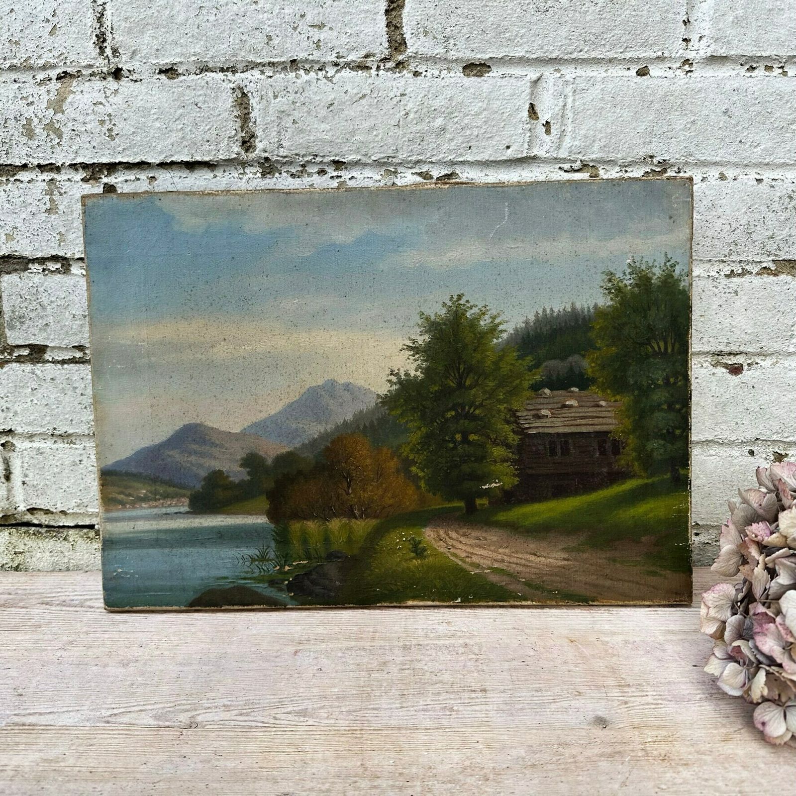 French Vintage Watercolour Canvas