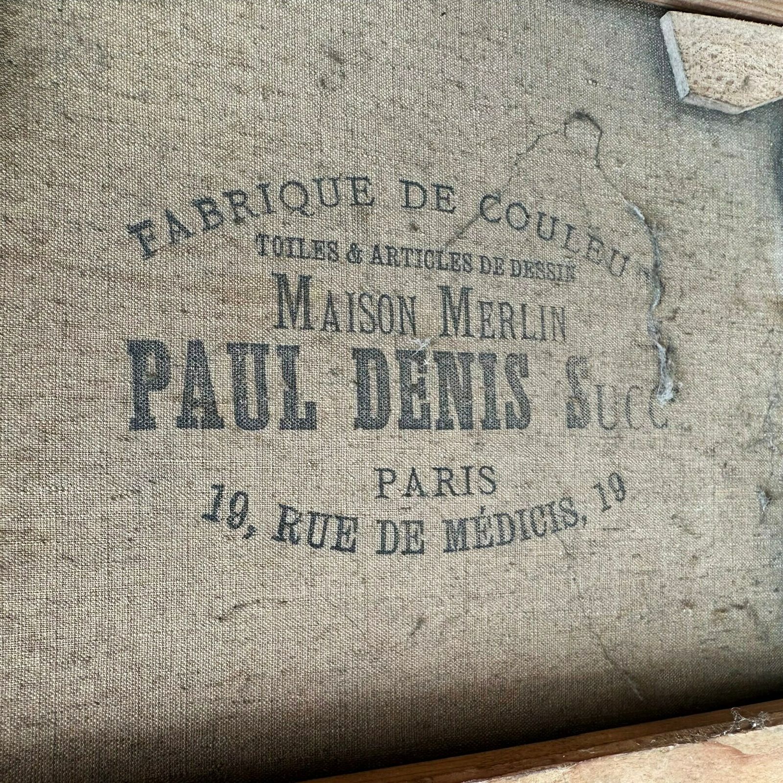 French Vintage Watercolour Canvas photo buy