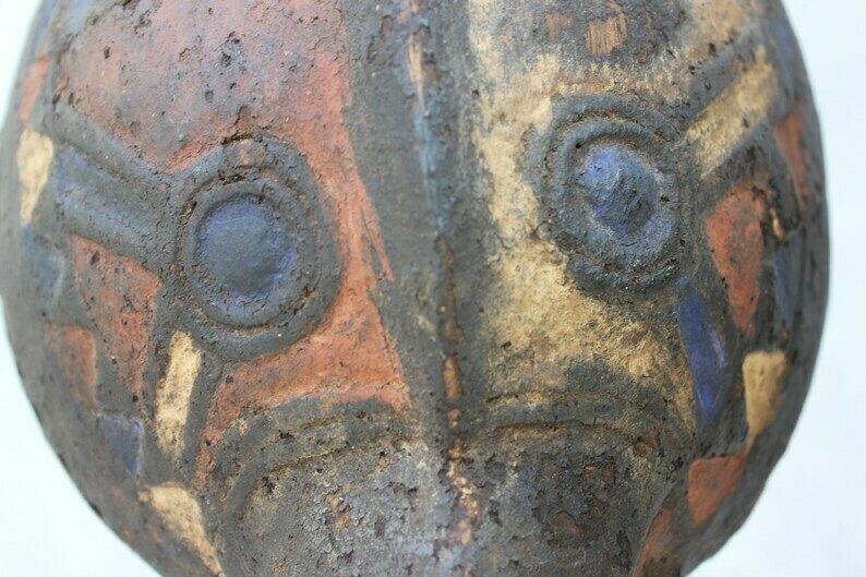 photo furniture A Pair African Masks Mossi Birds, Two Tribal Masks From Exotic Wood Burkina Faso, Early 20th Century