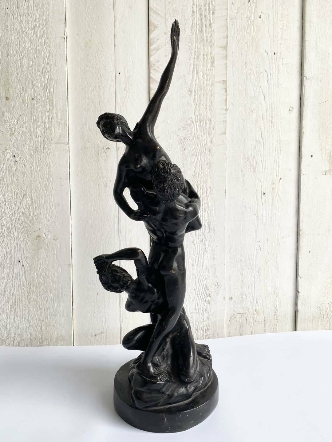 Bronze Statue Abduction Of A Sabine After Giambologna