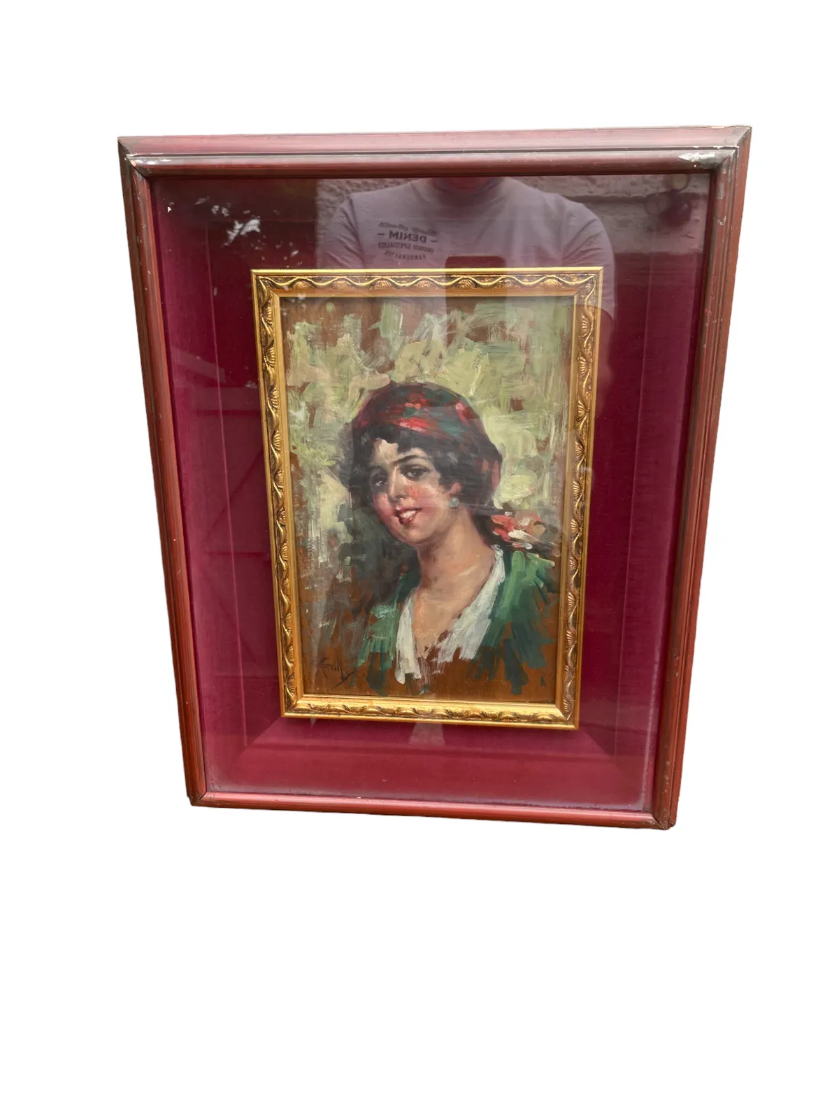 Portrait Of A Young Italian Girl photo furniture