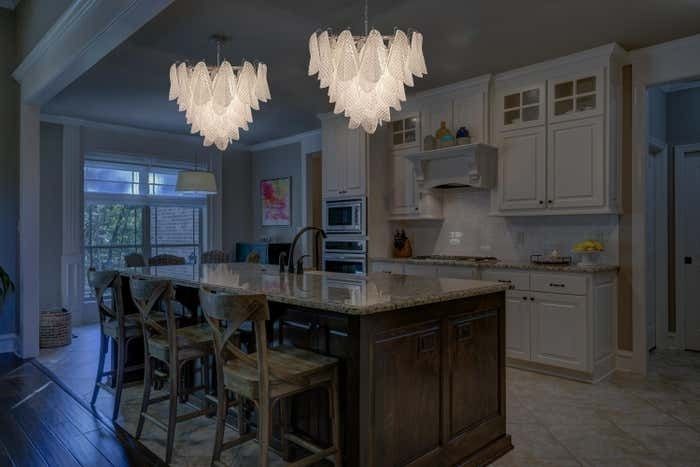Beautiful Italian Vintage Murano Chandeliers   57 Glass Rondini photo furniture