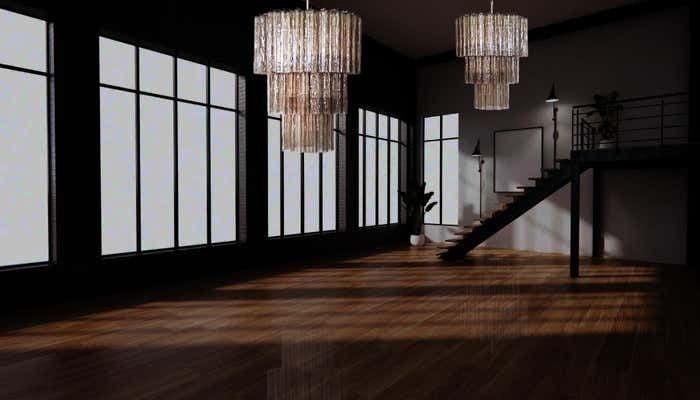 Impressive Three Tier Murano Smoked Glass Tube Chandeliers   52 Glasses photo furniture