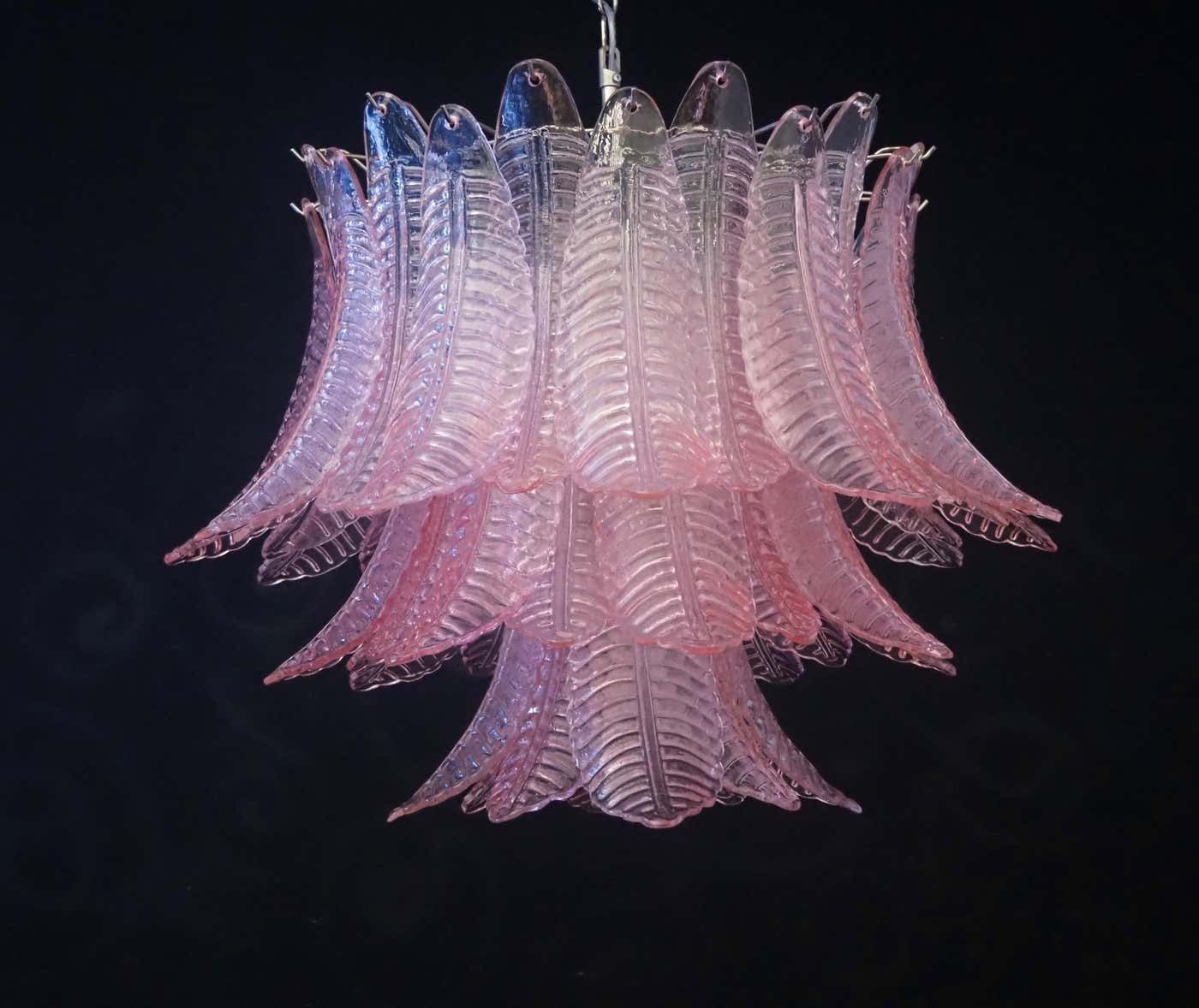 Fabulous Italian Murano Felci Glass Chandeliers photo for sale