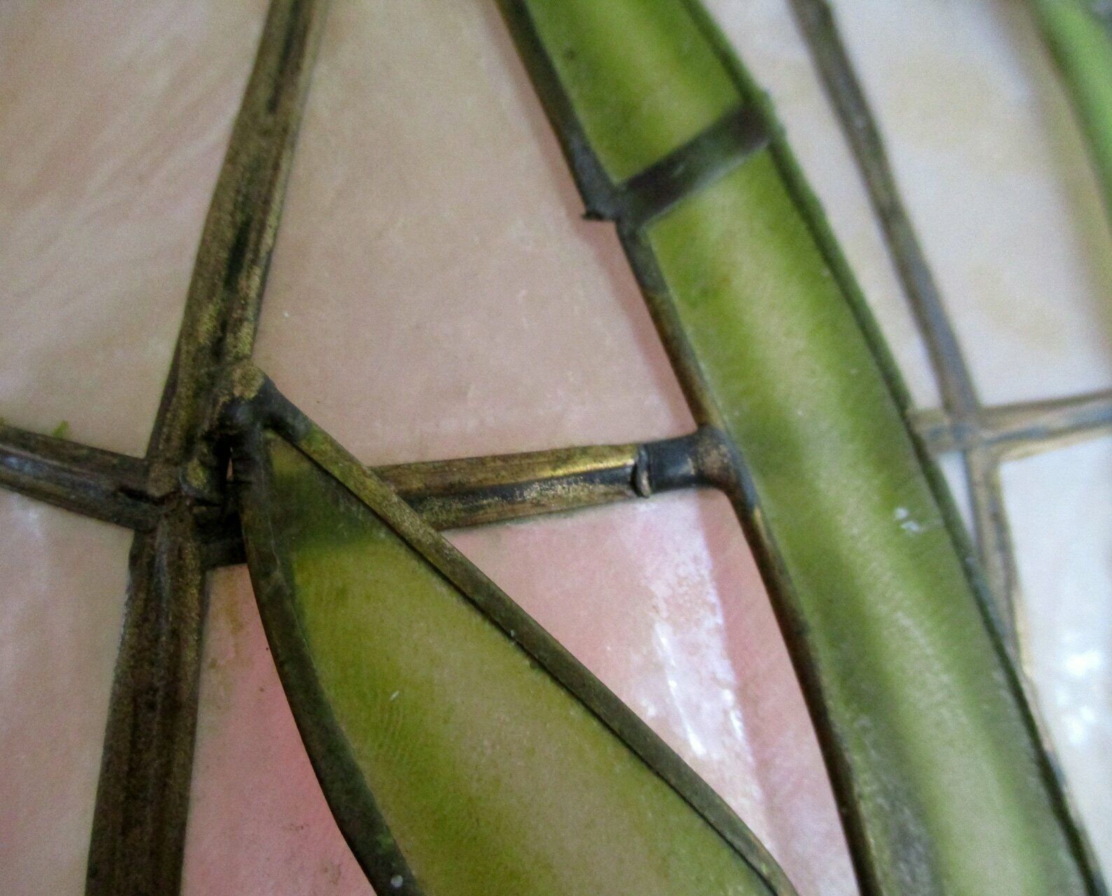Capiz Lampshade | Capiz Shell | Vintage Lampshade | Capiz Lighting | Bamboo Lampshade | Bamboo Décor | Vintage Capiz | Pendant Lampshade photo vinterior