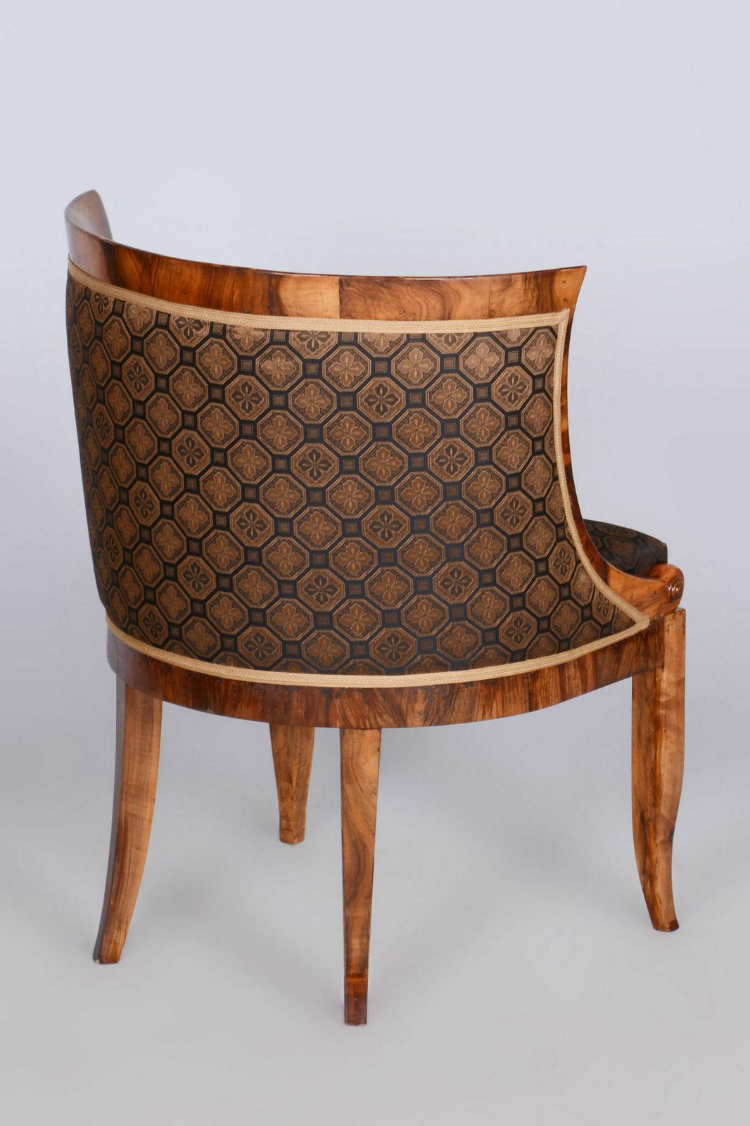Restored Biedermeier Walnut Armchair Attributed To Josef Danhauser, Vienna, Austria, 1820s photo vinterior