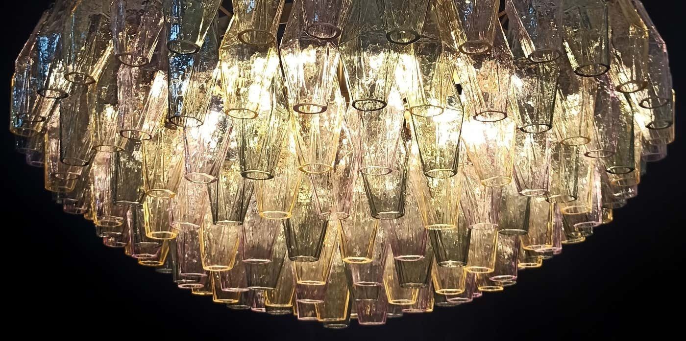 Lighting Big And Amazing Murano Glass Chandeliers   185 Multicoloured Glasses photo