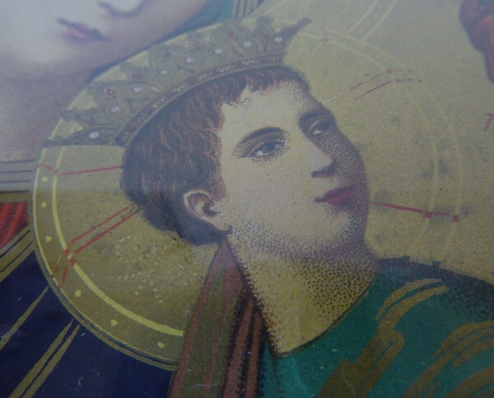 Our Lady Of Perpetual Help   Antique 1921 French Catholic Art   My Resolutions photo buy
