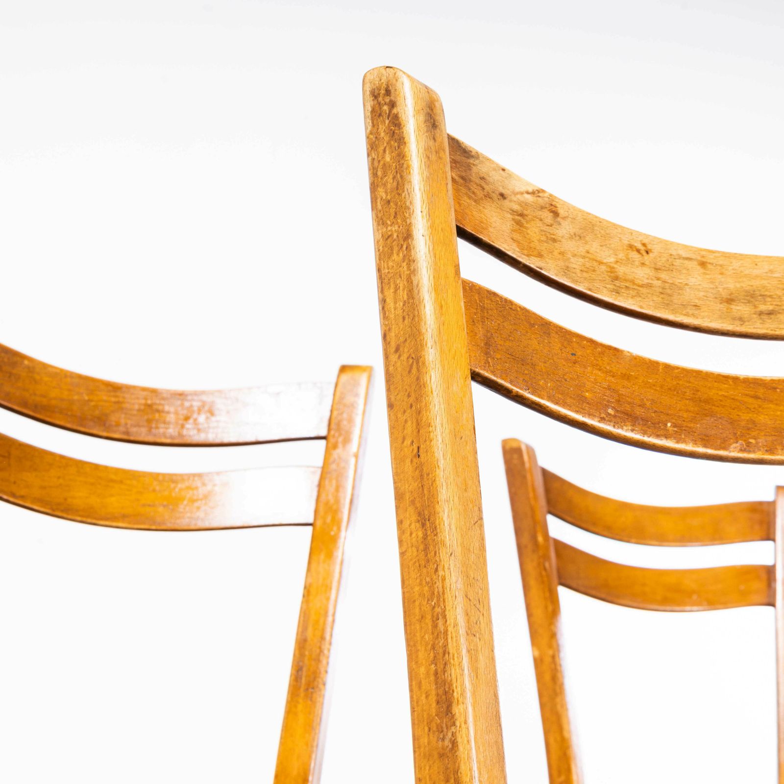 1950’s French Baumann Wavy Back Bentwood Dining Chairs – Set Of Four photo buy