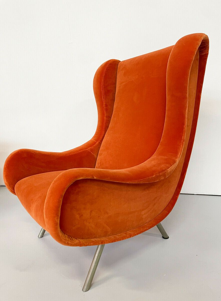 Pair Of "Senior" Armchairs By Marco Zanuso For Arlfex photo Furniture