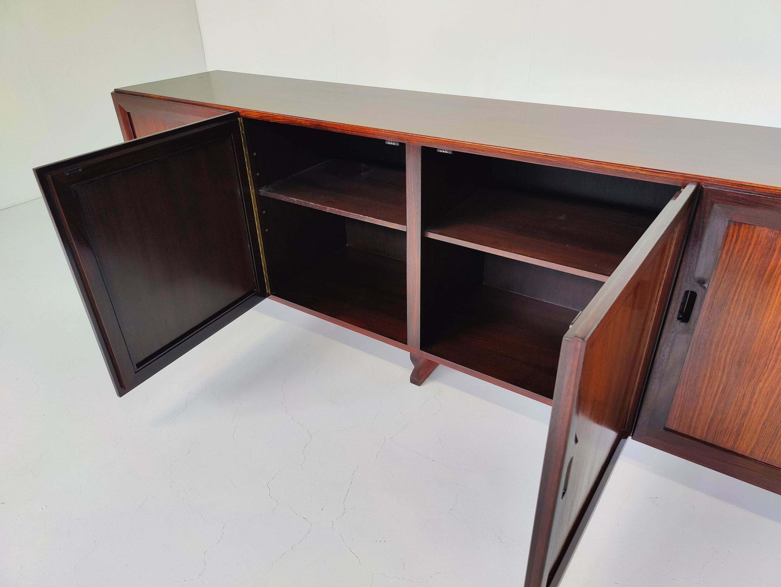 photo buy Mid Century Modern Sideboard Mb15 By Fanco Albini For Poggi, Italy, 1950s