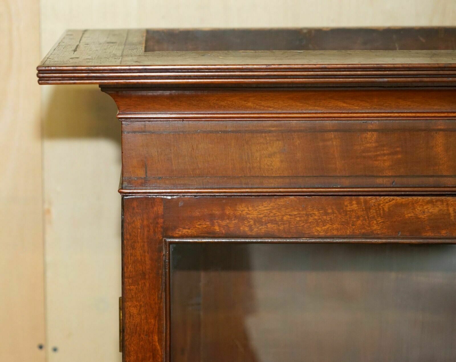 Antique Victorian 1860 Walnut Scriban Bureau Bookcase Must See Pictures photo Furniture
