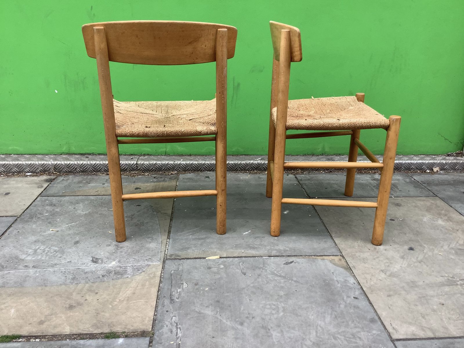 A Pair Of Borge Mogensen Dining Chair J39 photo for sale