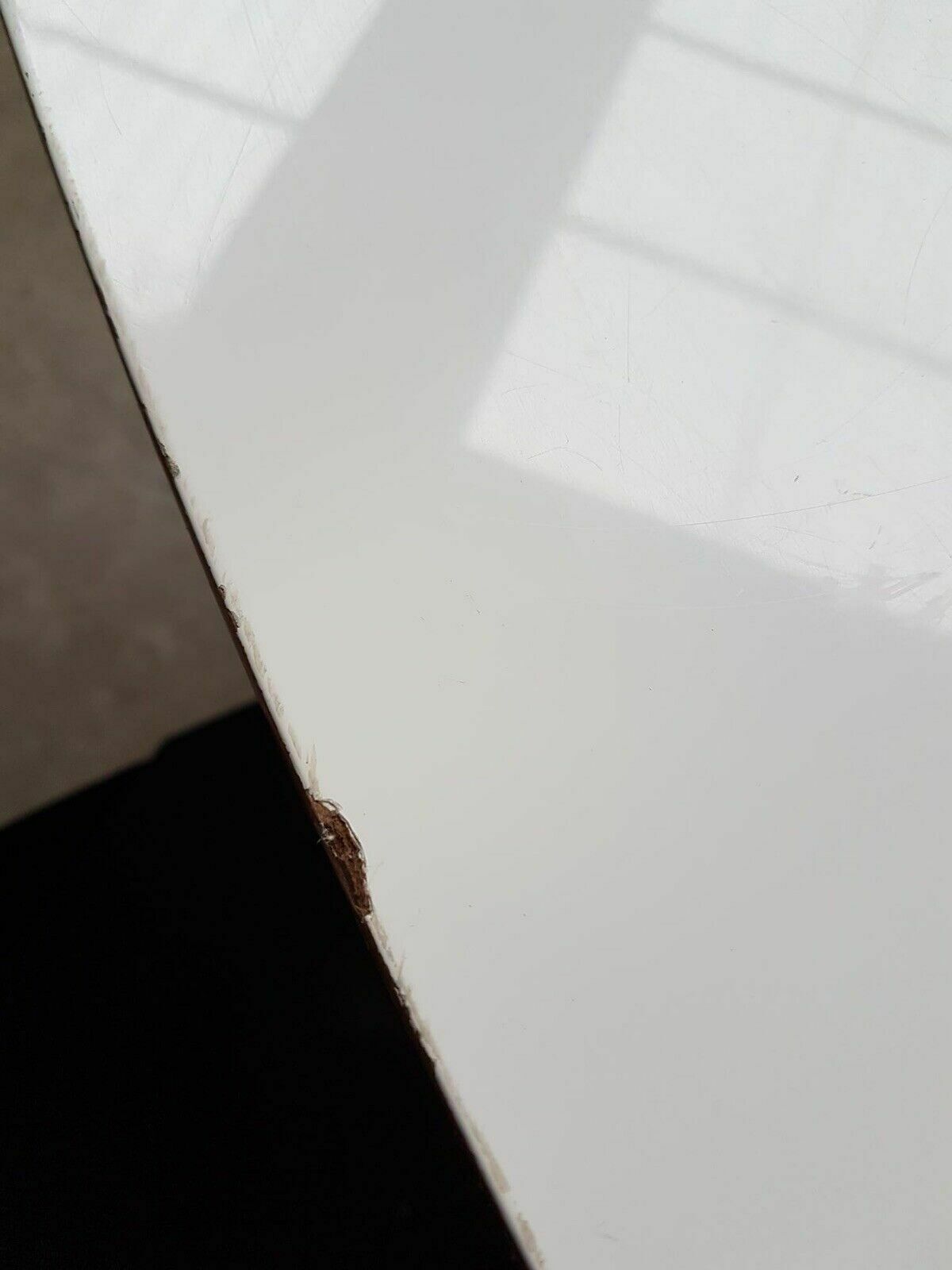 photo for sale Vtg Mid Century Industrial Large Danish Scandi Modernist Dining Table Retro