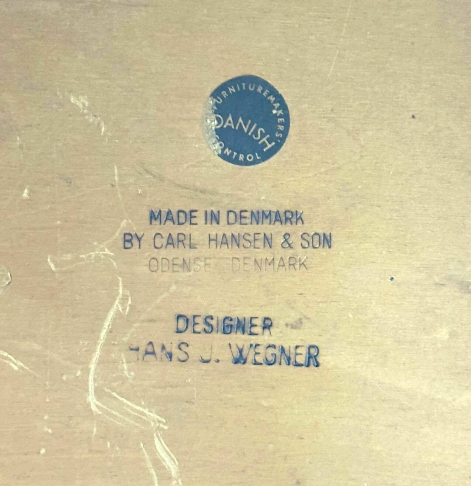 Fully Restored & Stamped 1960's Hans J Wegner Ch 35 Brown Leather Armchair photo for sale