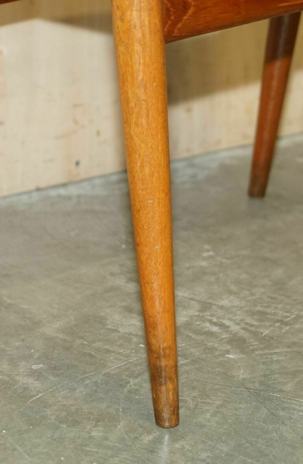 7000.0 Fully Restored & Stamped 1960's Hans J Wegner Ch 35 Brown Leather Armchair photo