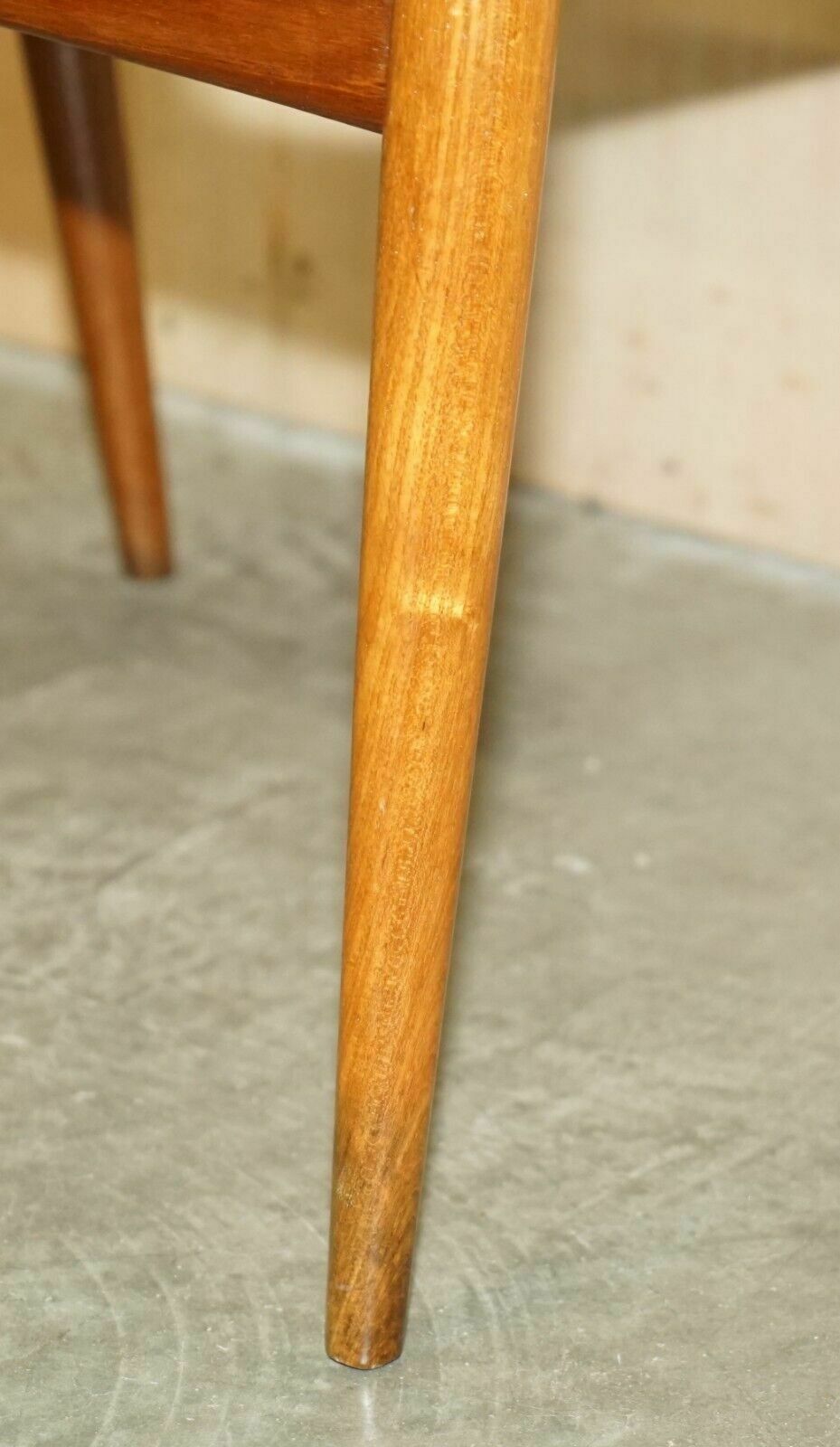 photo vinterior Fully Restored & Stamped 1960's Hans J Wegner Ch 35 Brown Leather Armchair
