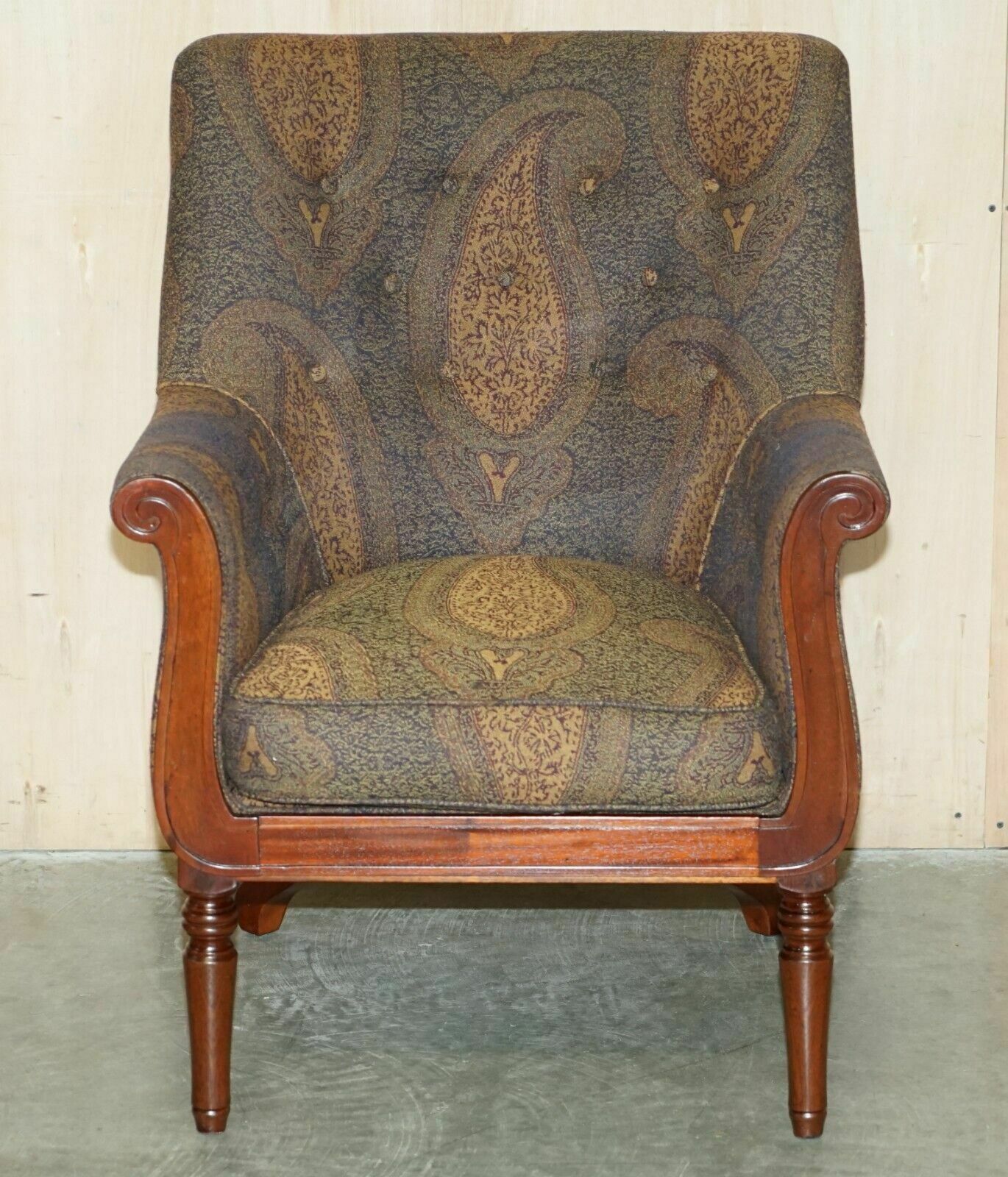 Pair Of George Smith William IV Library Armchairs Unique Upholstery photo 7950.0