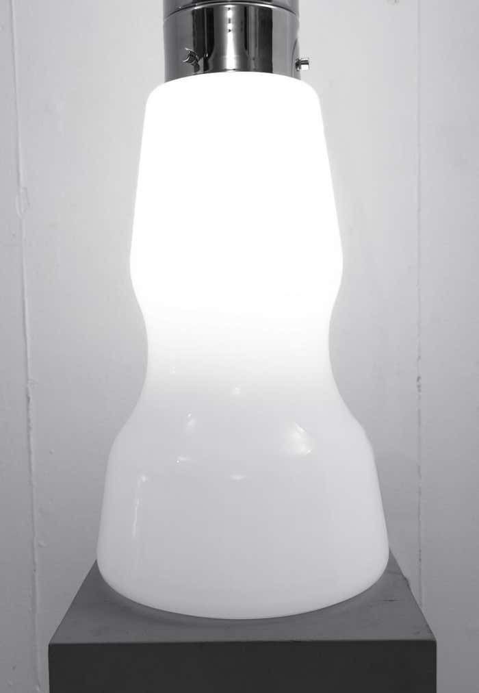 Mid Century Modern Floor Lamp Brillio By Carlo Nason For Mazzega, Italy 1970s photo for sale