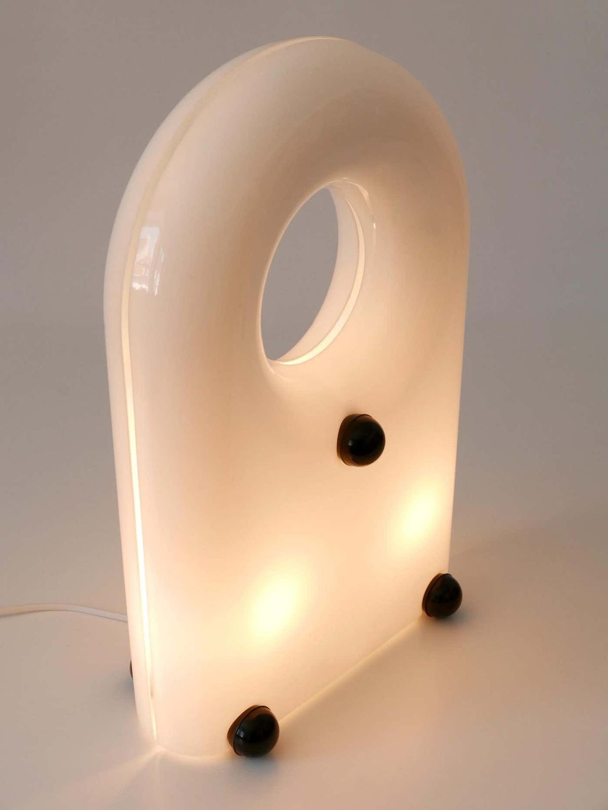 Extremely Rare Lucite Table Lamp Or Floor Light By Elio Martinelli 1969 Italy photo Lighting