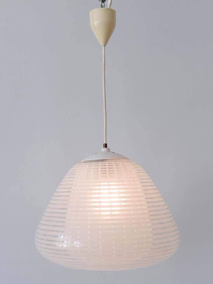 Rare Mid Century Pendant Lamp "München" By Wilhelm Wagenfeld For Peill & Putzler photo Lighting