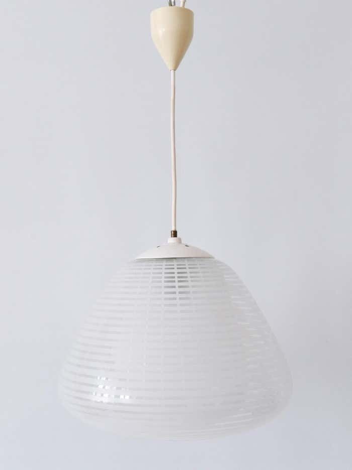 Rare Mid Century Pendant Lamp "München" By Wilhelm Wagenfeld For Peill & Putzler photo buy