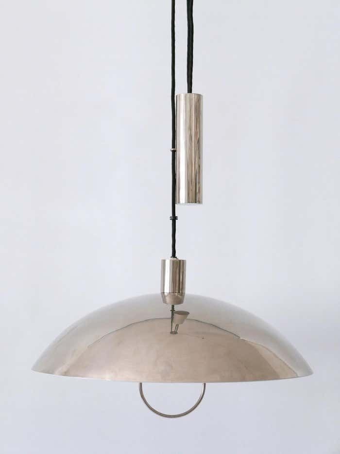 Early Tecnolumen Pendant Lamp 'Bauhaus Hmb 25/500' By Marianne Brandt 1980s photo vintage