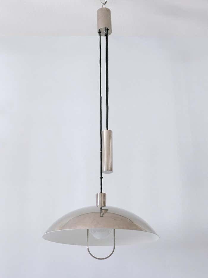 photo for sale Early Tecnolumen Pendant Lamp 'Bauhaus Hmb 25/500' By Marianne Brandt 1980s