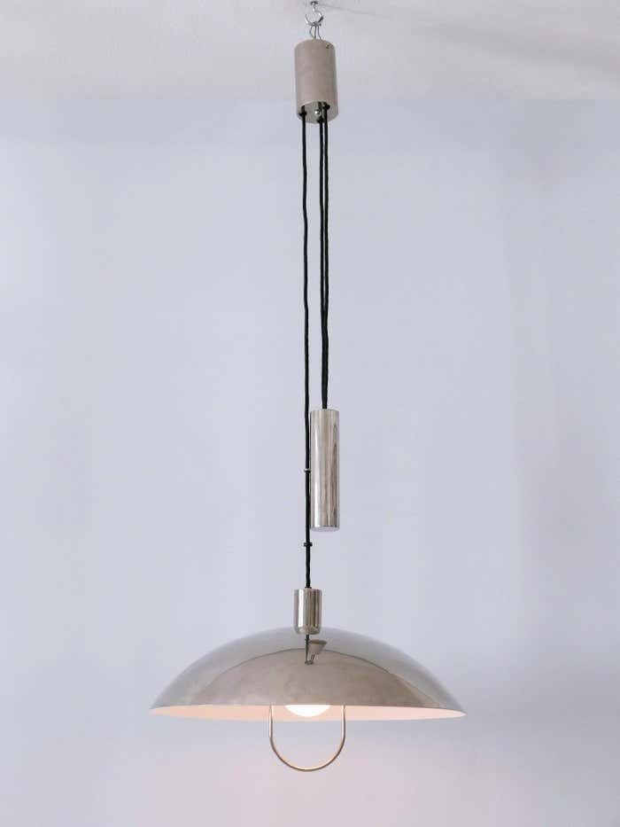 Lighting Early Tecnolumen Pendant Lamp 'Bauhaus Hmb 25/500' By Marianne Brandt 1980s photo