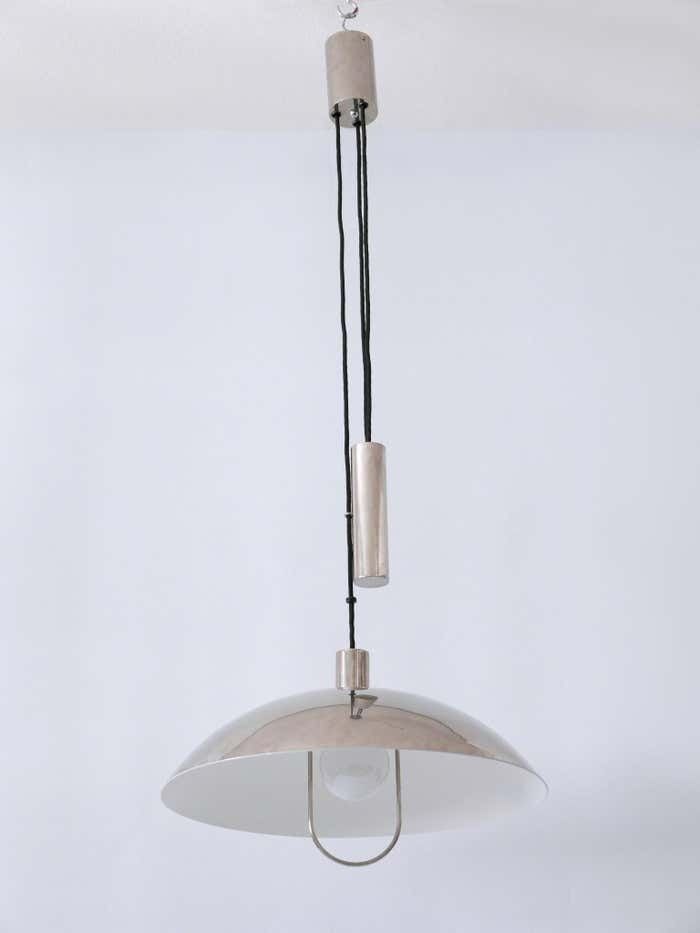 photo vinterior Early Tecnolumen Pendant Lamp 'Bauhaus Hmb 25/500' By Marianne Brandt 1980s