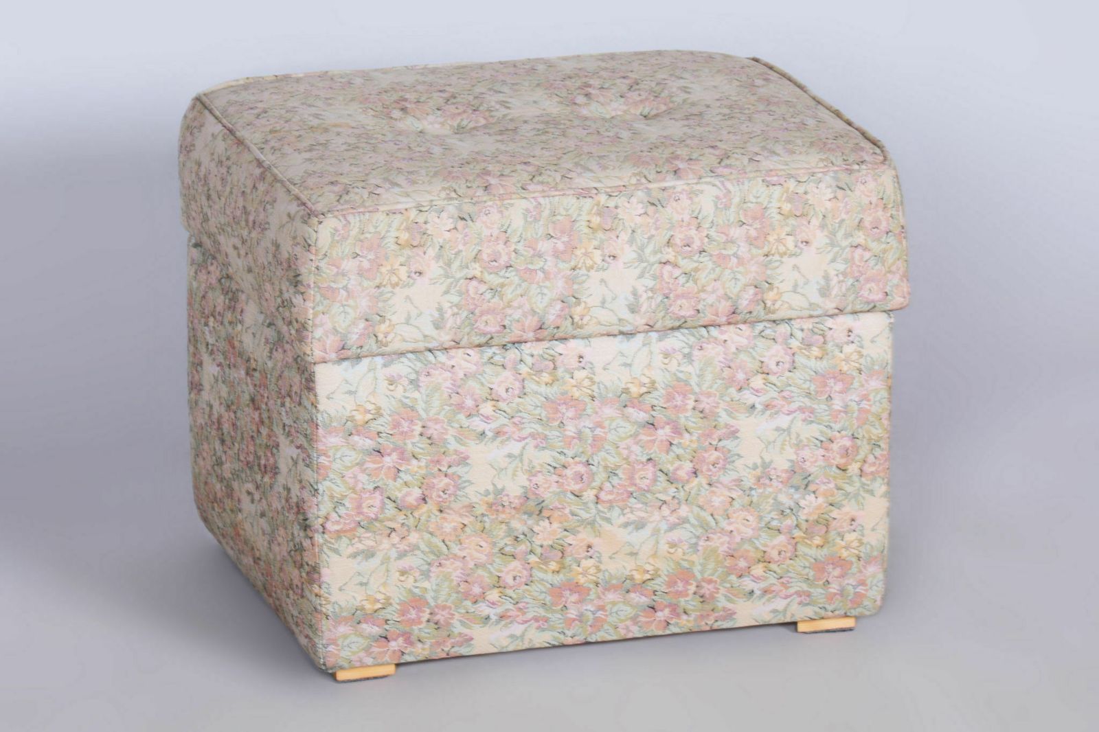 Art Deco Stool Made In Czechia, 1930s, Fully Restored, New Upholstery