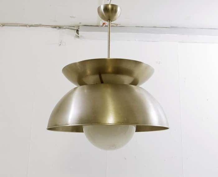 Mid Century Cetra Hanging Lamp By Vico Magistretti For Artemide 1960s photo for sale