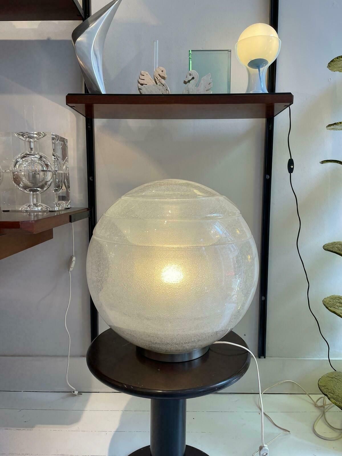 Mid Century Modern Table Lamp By Carlo Nason For Mazzega Italy 1960s photo Lighting
