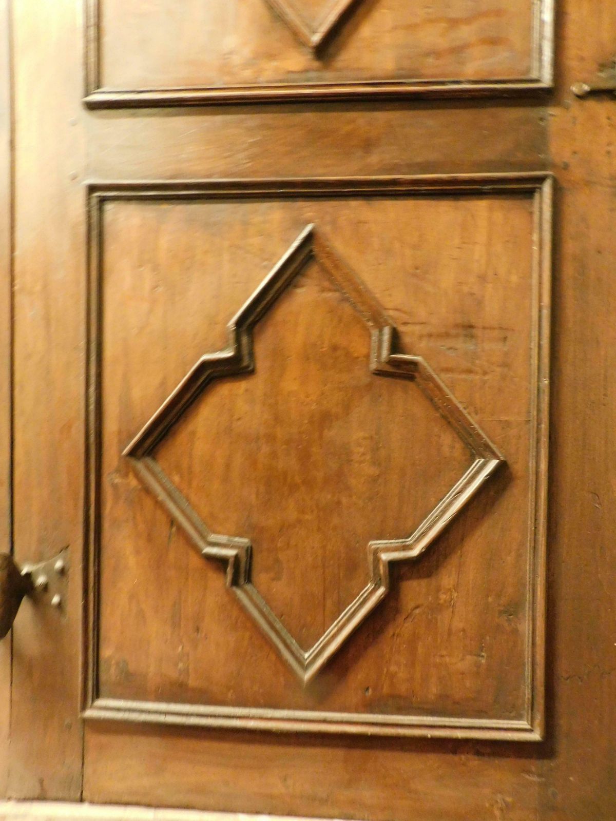 N.3 Poplar Interior Carved Doors, Not Identical, Original Iron And Frame, Italy photo Home Fixtures