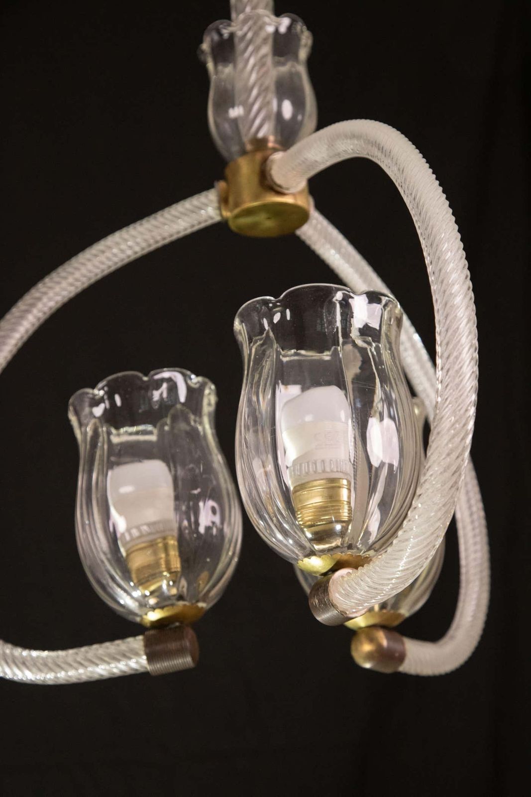 photo vinterior Elegant Ercole Barovier Art Deco Chandelier, 1940s