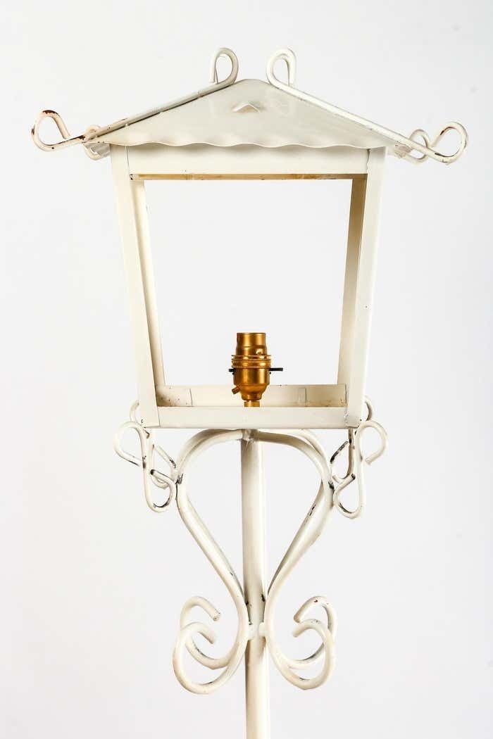 Floor Lamp In Painted Wrought Iron By Maison R.Gleizes, 1950 1960 Design photo 2076.0