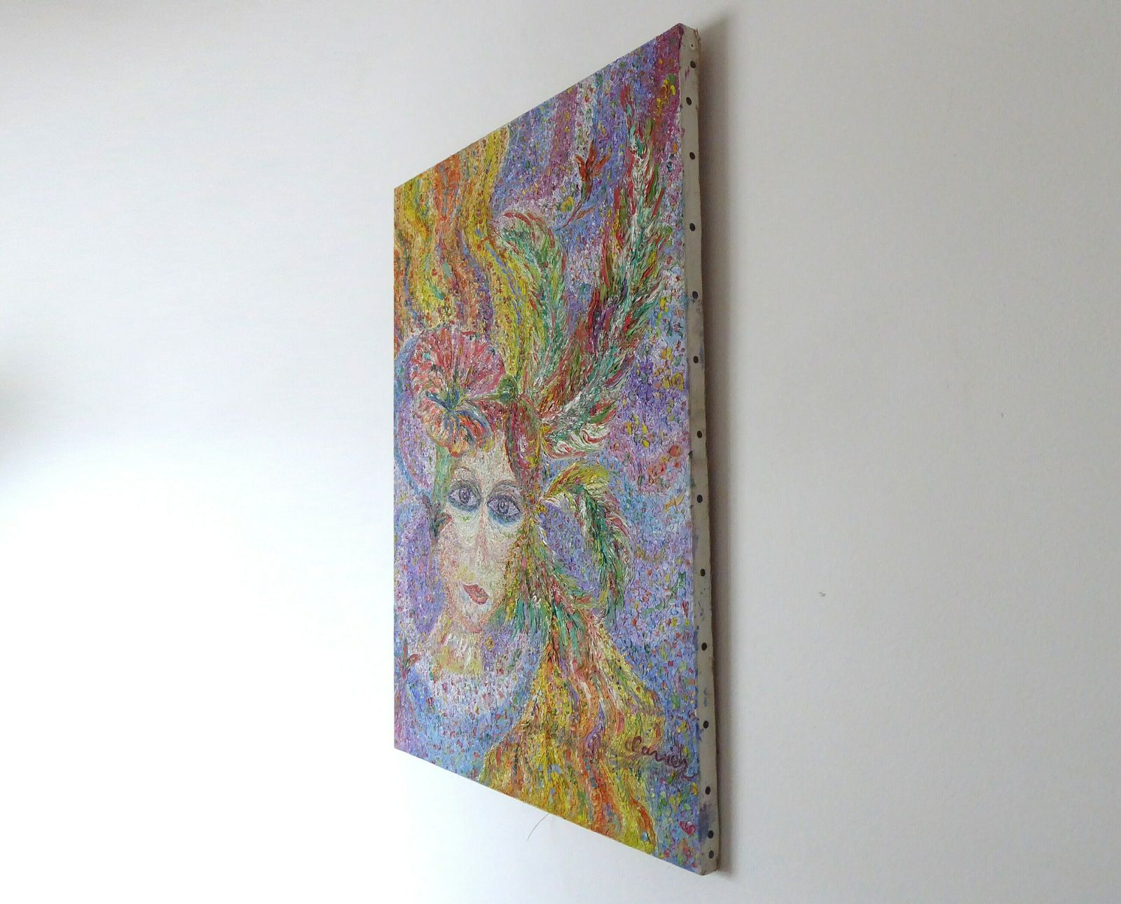 Madeleine Clavier Original Expressionist Oil Painting | 20th Century French Art | Oil On Canvas | Modern Art photo for sale