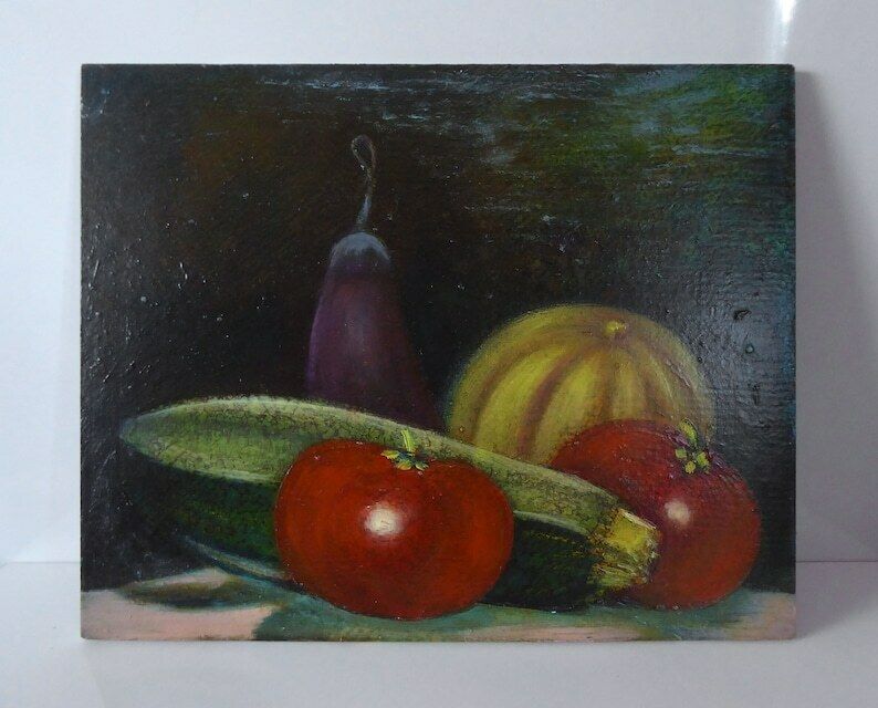 Original Still Life Oil Painting | Vintage French Art