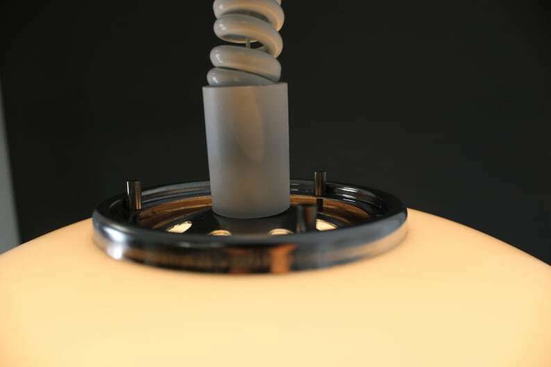 photo furniture Meblo For Guzzini Space Age Pendant Lamp/An Extremely Rare Lamp/Yugoslavia From 1970's/Mcm Lighting/Ceiling Lamp/Meblo Retro Lamp