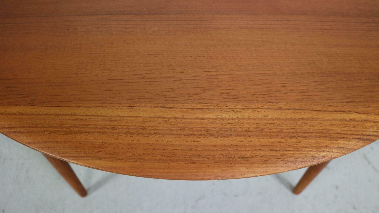 1458.0 Peter Hvidt& Orla Mølgaard Nielsen Teak Round Coffee Table For France& Son, 1950 photo